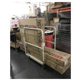 Cool Gray Vinyl Daybed NIB - in 3 boxes - to be