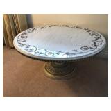 Marble Coffee Table w/ Reverse Cut Top Marble Coffee Table w/ Reverse Cut Top