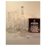 Vintage Cut Glass  Pitcher And More