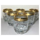 Gold Etched Shot Glasses Gold Etched Shot Glasses