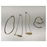 lot of 14k gold chains as-is 4.6g lot of 14k gold chains as-is 4.6g