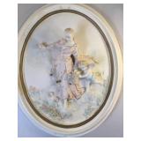 Chalk Ware Wall Plaque