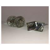 Sterling Silver Cuff Links 2 pair