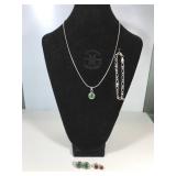silver collection lot necklaces and earrings silver collection lot necklaces and earrings