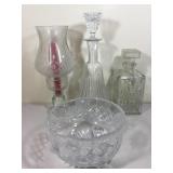 Glass Cut Decanters , Bowl, And More .