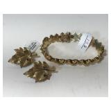 Gold Bracelet & Earrings 14k - 20g Gold Bracelet & Earrings 14k - 20g