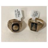 Gold rings 10k - 12g