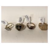 10k,14k,12k Gold Rings - 15.5g 10k,14k,12k Gold Rings - 15.5g