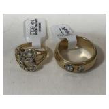 14k Gold Rings w/ Diamonds - 13g 14k Gold Rings w/ Diamonds - 13g