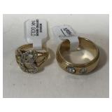 14k Gold Rings w/ Diamonds - 13g