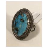 Native American  Heavy Silver Ring