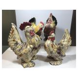 Vintage Decorative Rosters Vintage Decorative Rosters