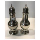 Damask Rose Sterling Salt & Pepper Shakers - 96g Damask Rose Sterling Salt & Pepper Shakers - 96g