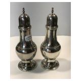 Damask Rose Sterling Salt & Pepper Shakers - 96g