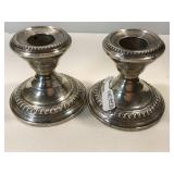 Sterling Weighted Candle Sticks