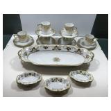 Nippon Japan Hand Painted Tea Cups Set of 6 & More Nippon Japan Hand Painted Tea Cups Set of 6 & More