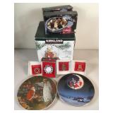 Christmas Globe, Candy Dishes ,Plates & Pins