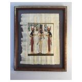 Egyptian Print On Papyrus Egyptian Print On Papyrus