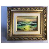 Oil On Board Painting By Spinosa Oil On Board Painting By Spinosa