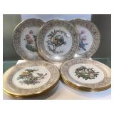 Lenox Boehm Set of Bird Plates 1970's Set Of 9 Lenox Boehm Set of Bird Plates 1970's Set Of 9