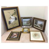 Japanese Embroidery Artist Signed Kiyomi and more