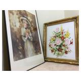 J. Mercer Painting on canvas And C.Mitchell Print J. Mercer Painting on canvas And C.Mitchell Print
