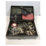 Keys, Antique Skeleton keys in Bankers Box