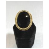 18k GOLD RING W/ COLORED GEMSTONE, 16.3G 18k GOLD RING W/ COLORED GEMSTONE, 16.3G