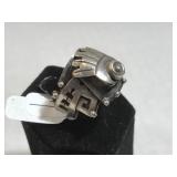 Sterling adjustable ring