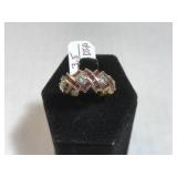 14k GOLD ,Diamond & Ruby ring, 3.5g 14k GOLD ,Diamond & Ruby ring, 3.5g