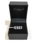 14k GOLD,Sapphire & Diamond ring,2.6g 14k GOLD,Sapphire & Diamond ring,2.6g