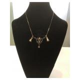 14k GOLD & diamond necklace 5g, 14k GOLD & diamond necklace 5g,