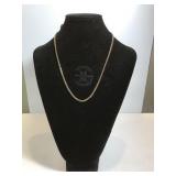14k GOLD chain necklace, 20in. length, 10.5g 14k GOLD chain necklace, 20in. length, 10.5g