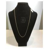 14k GOLD 24in chain necklace