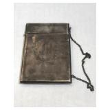 heavy sterling monogramed card holder, 50g heavy sterling monogramed card holder, 50g