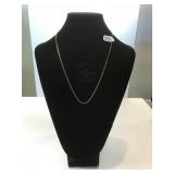 14k GOLD chain necklace,20in length, 6g