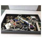 Assorted fashion jewelry,timex watch, necklaces