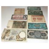 Assortment of foreign currency Assortment of foreign currency