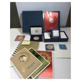 PLATINUM mini coin, MEDALLIC GREETING CARDS & MORE