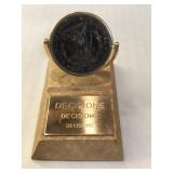 1888-O Morgan silver dollar desk display DECISIONS 1888-O Morgan silver dollar desk display DECISIONS