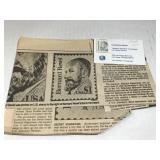 $1 Bernard Revel stamp w/Star of David etched & $1 Bernard Revel stamp w/Star of David etched &