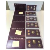 1986,2-1990,3-1992 Mint Proof Sets 1986,2-1990,3-1992 Mint Proof Sets