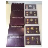 2-1985,1986 & 2-1987 US Proof Sets