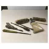 Sterling Shoe Hooks, Brushes Sterling Shoe Hooks, Brushes