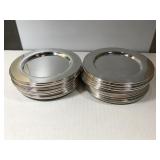 25- Silver Plated Hor D'oeuvres Plates 25- Silver Plated Hor D'oeuvres Plates