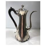 Quadruple Silver Plated Art DecoTeaPot w/ Bakelite