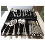 82 piece set of Silver-plated flatware, (Princess)