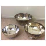 Silver plated bowls Silver plated bowls
