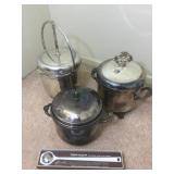 Silver plated ice buckets Silver plated ice buckets