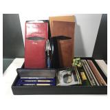 2-gate pass wallets, Arpege pens,frog trinket box